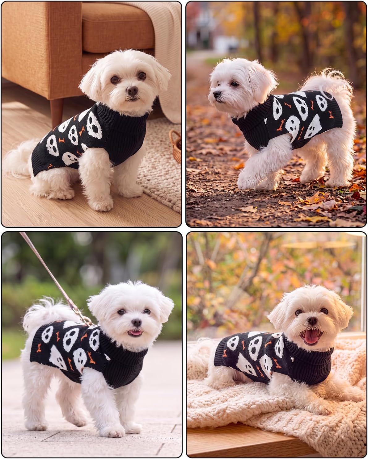 Thumbnail 3 de CuteBone Dog Sweater, XS-XXL