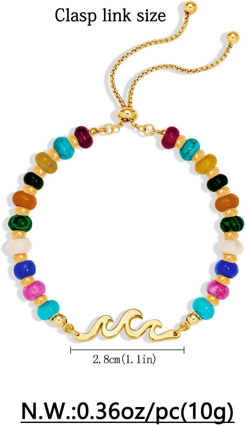 Thumbnail 6 de DIFTIDDY Wave Bracelet, Gold-Plated Copper