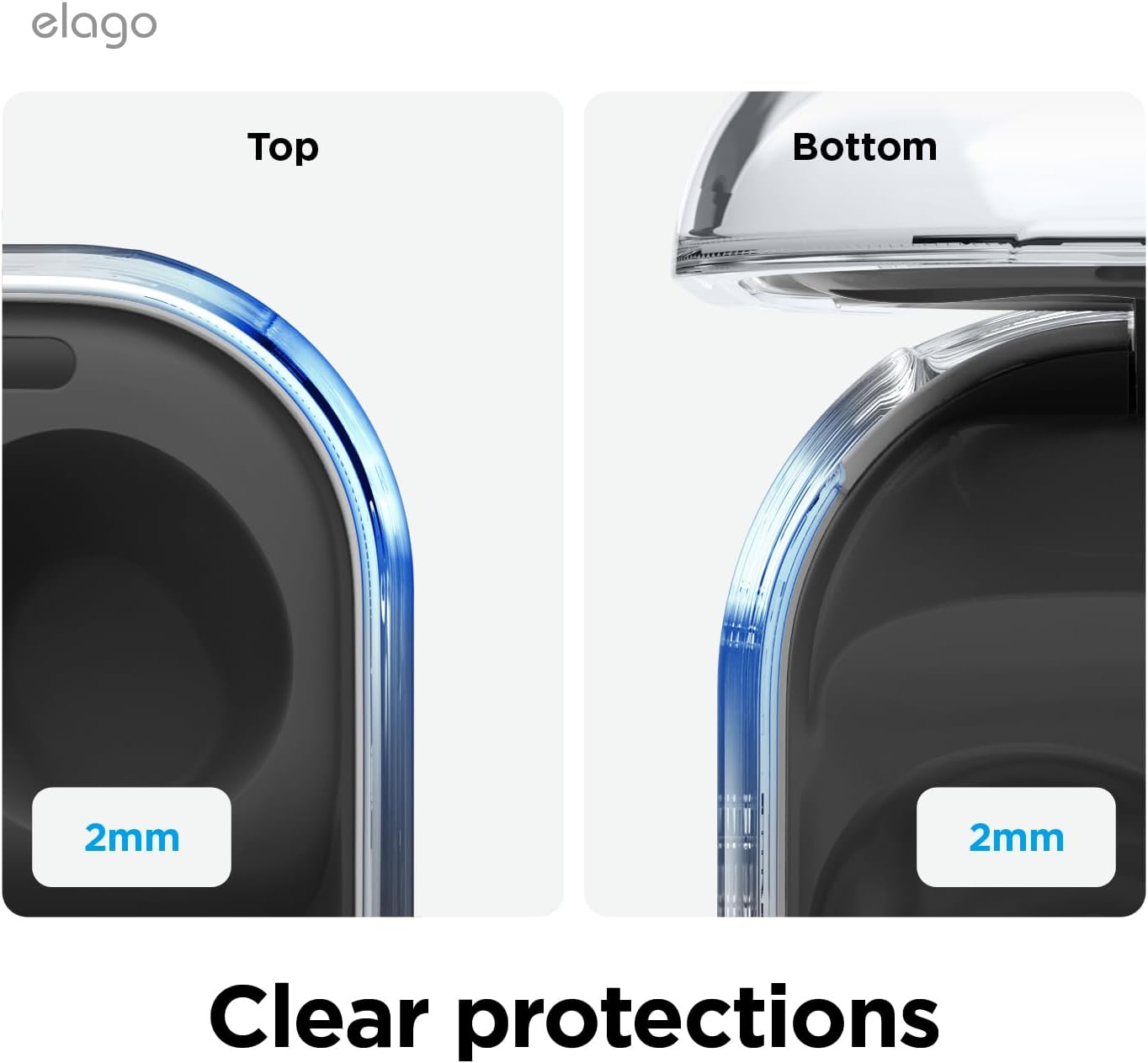 Thumbnail 3 de Coque transparente elago en TPU pour Samsung Galaxy Buds FE (2023) et Buds (2 Pro/2/Pro/Live) – protection discrète