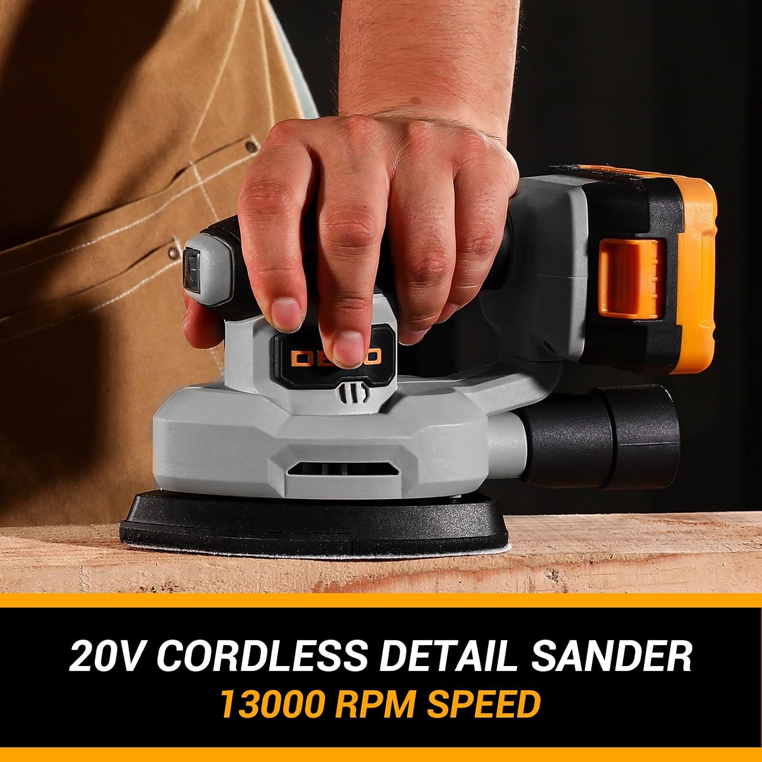 Thumbnail 1 de DEKOPRO cordless mouse sander 20V