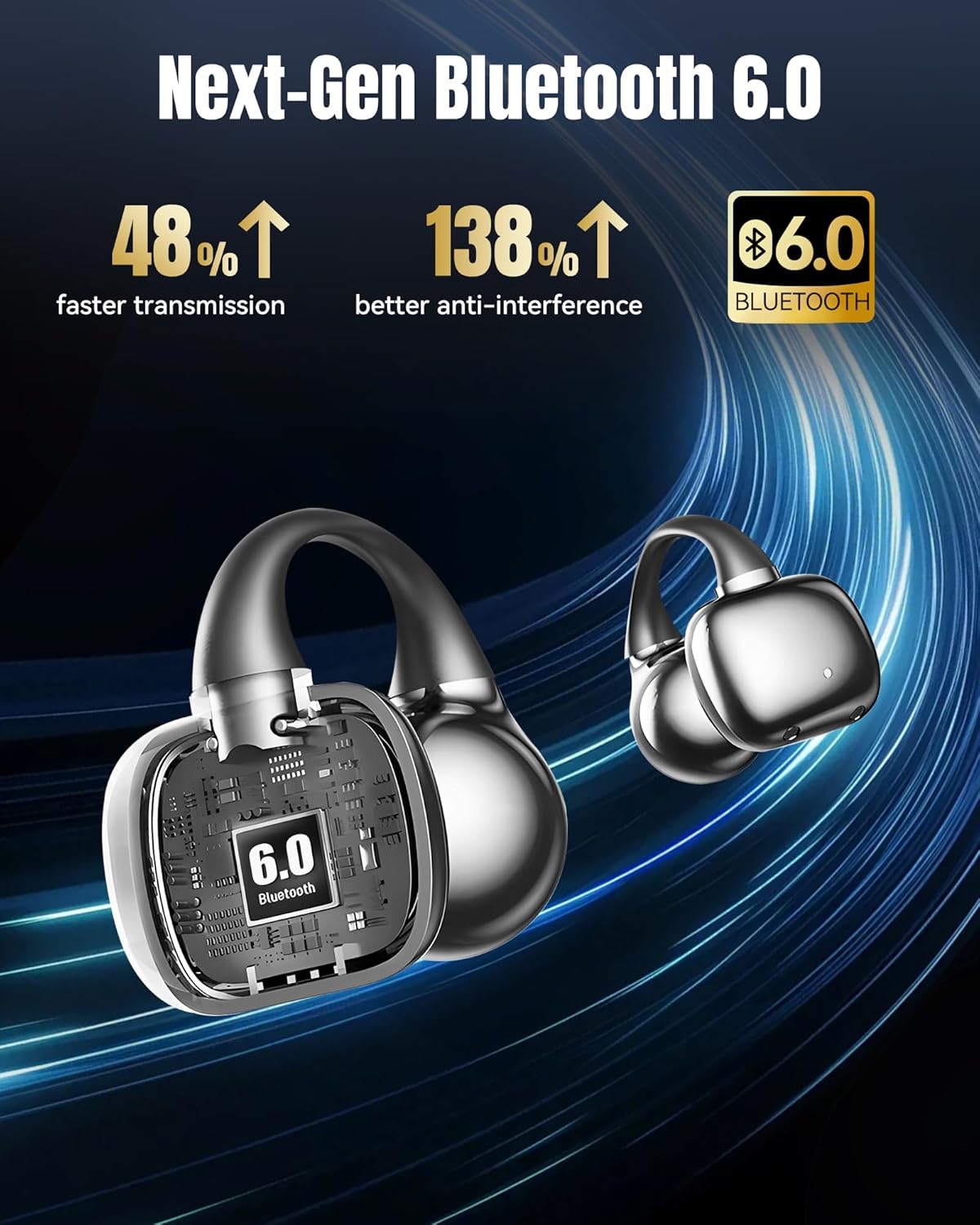 Thumbnail 5 de King Lucky Open‑Ear Kopfhörer 50h