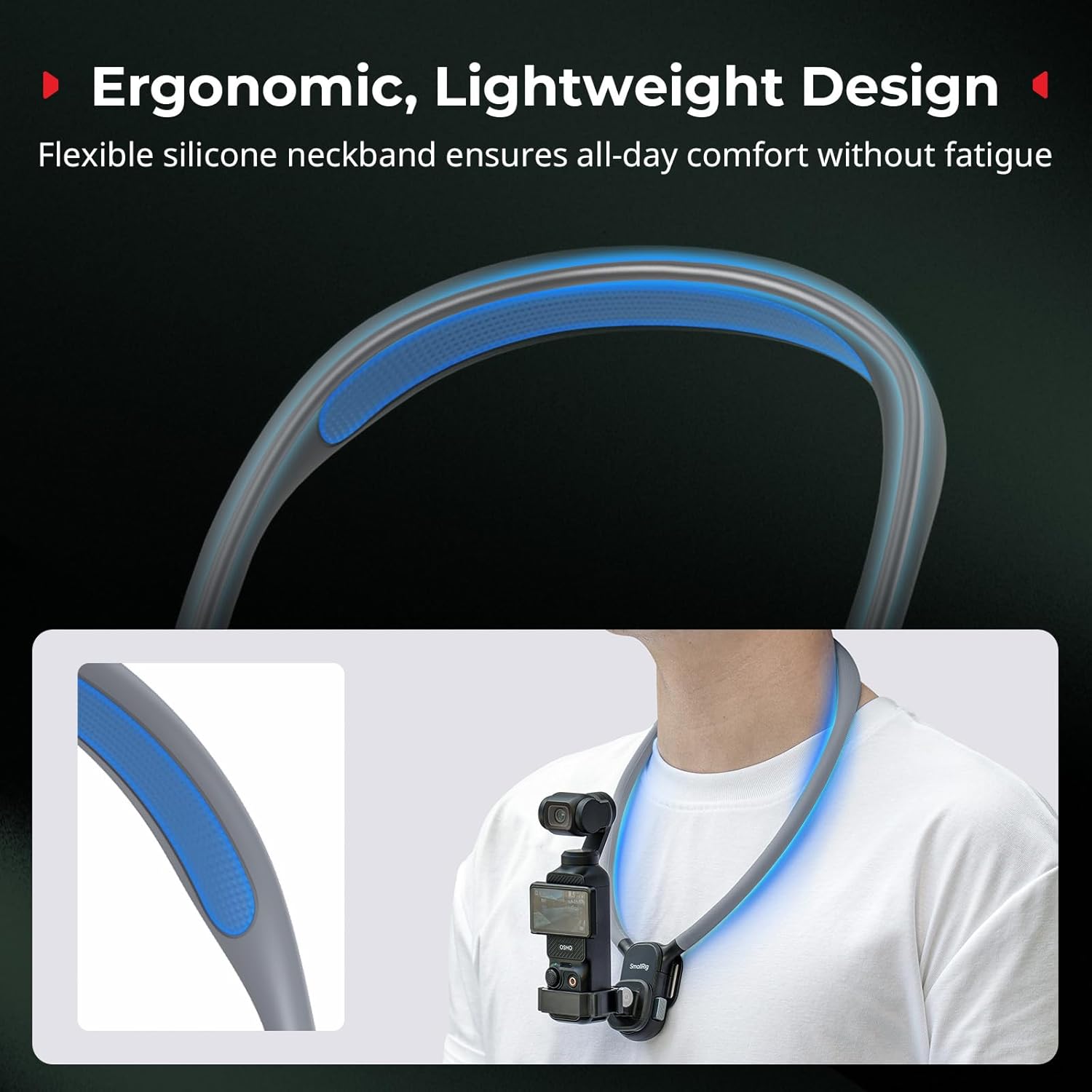Thumbnail 5 de SMALLRIG Magnetic Neck Mount with Chest Strap 🎥