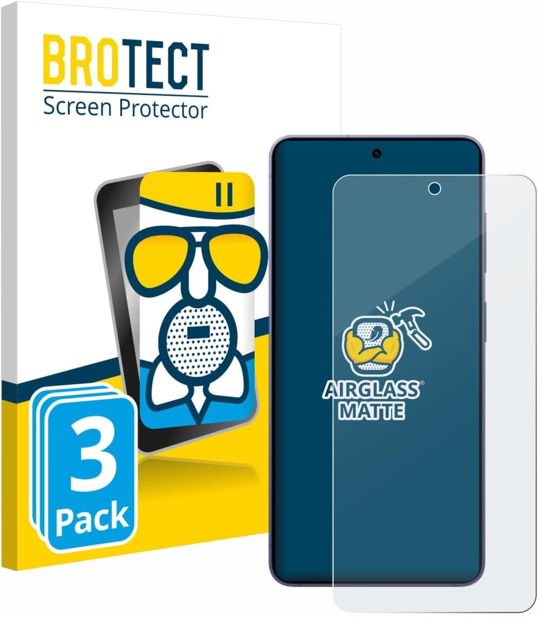 Detalle de BROTECT Pellicola Vetro Opaca per Samsung Galaxy S26 (3 Pezzi) – Anti-Riflesso, Durezza 9H