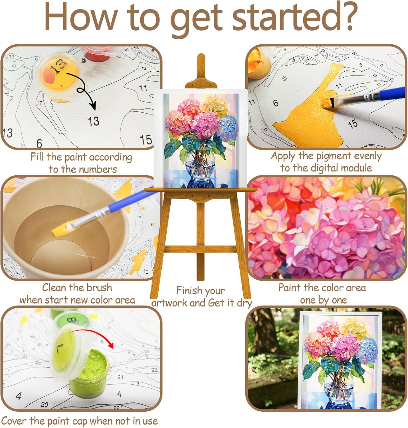 Thumbnail 6 de JATOK paint-by-numbers kit, 40 × 50 cm