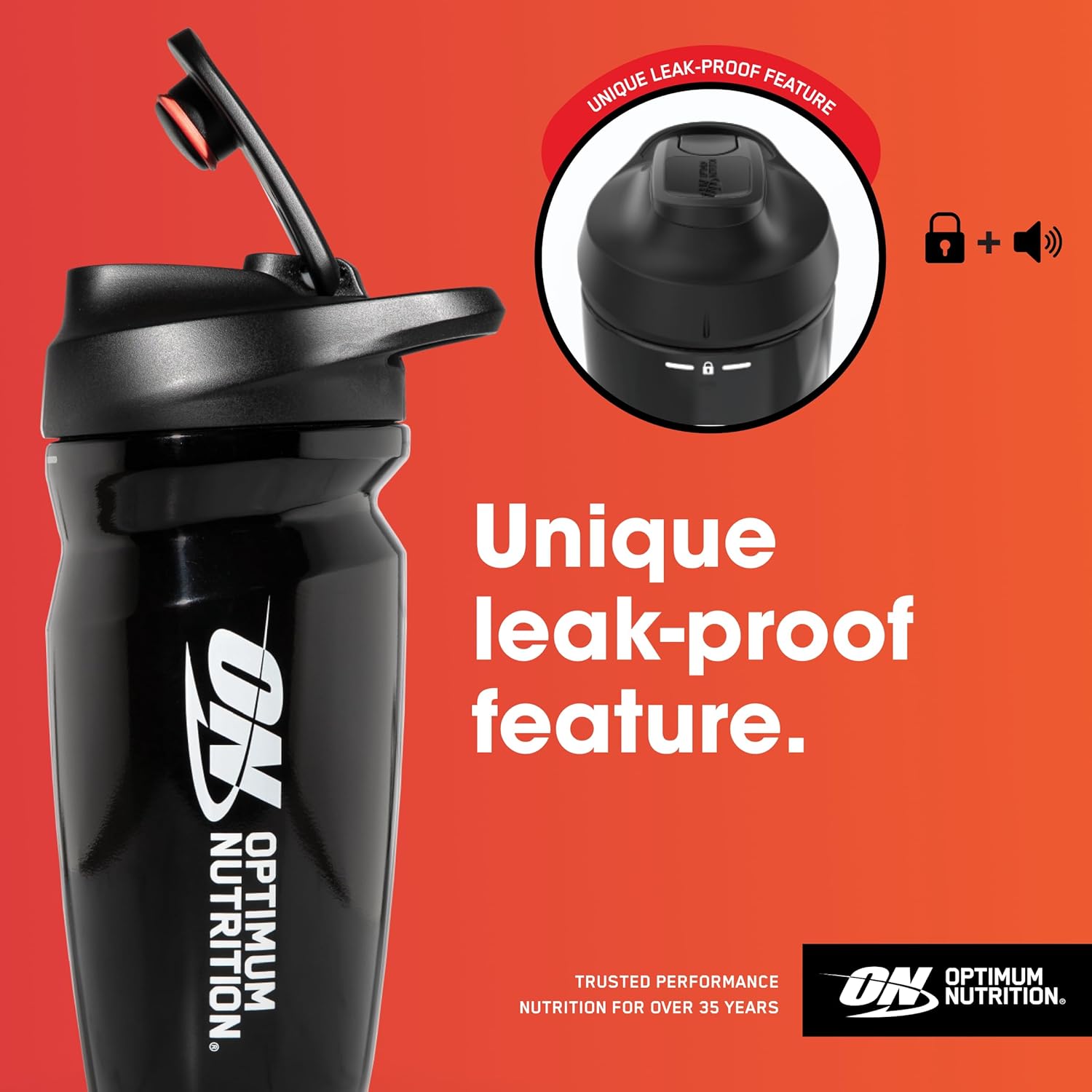Thumbnail 3 de Optimum Nutrition Opti-Lock 700ml shaker 🥤