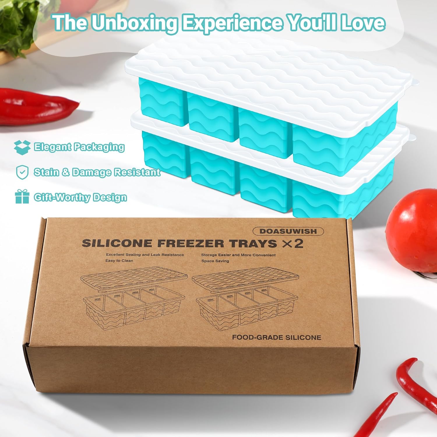 Thumbnail 6 de Silicone Soup Freezer Molds 250 mL — 2 Pack