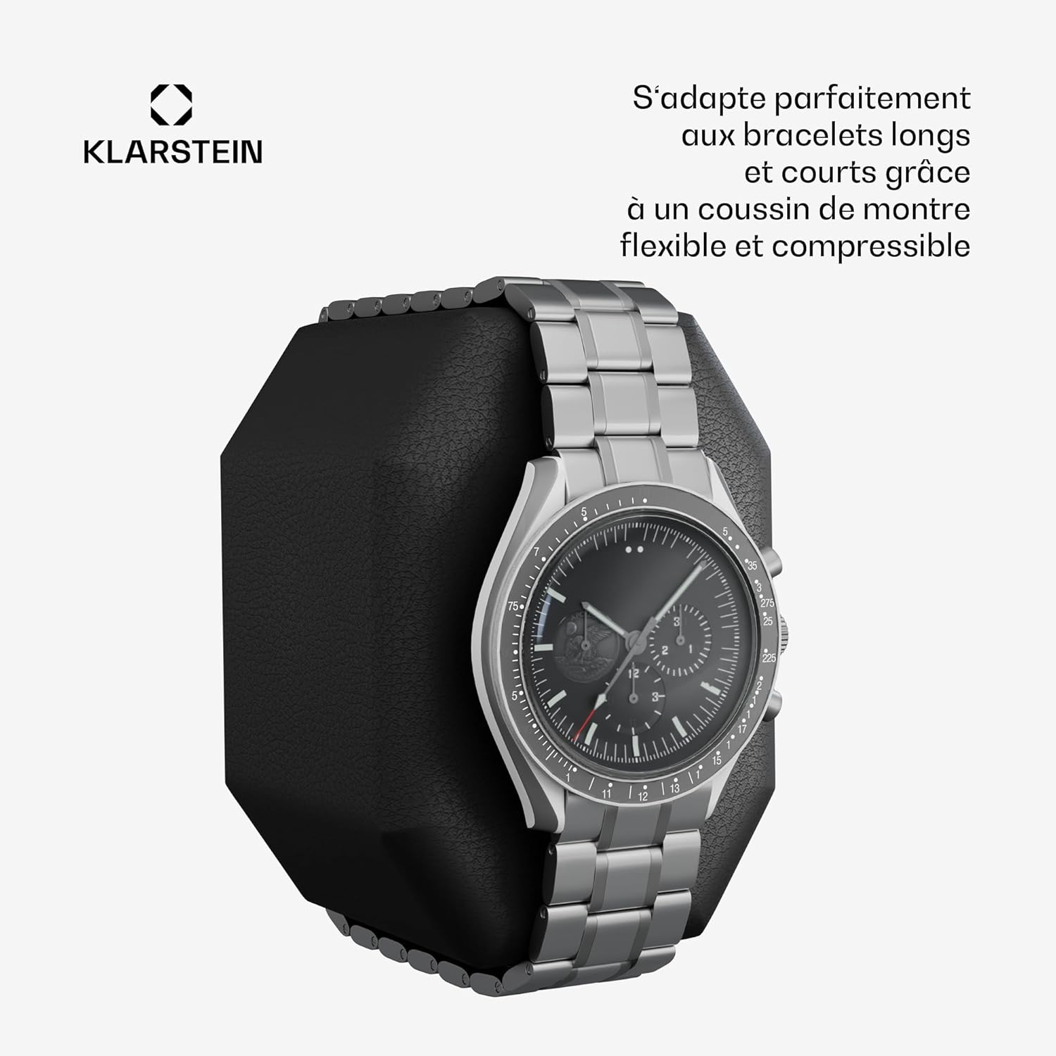 Thumbnail 2 de KLARSTEIN Remontoir de Montre Automatique — Pour 6 Montres, Bois Raffiné, Coussin Insonorisé et Éclairage LED