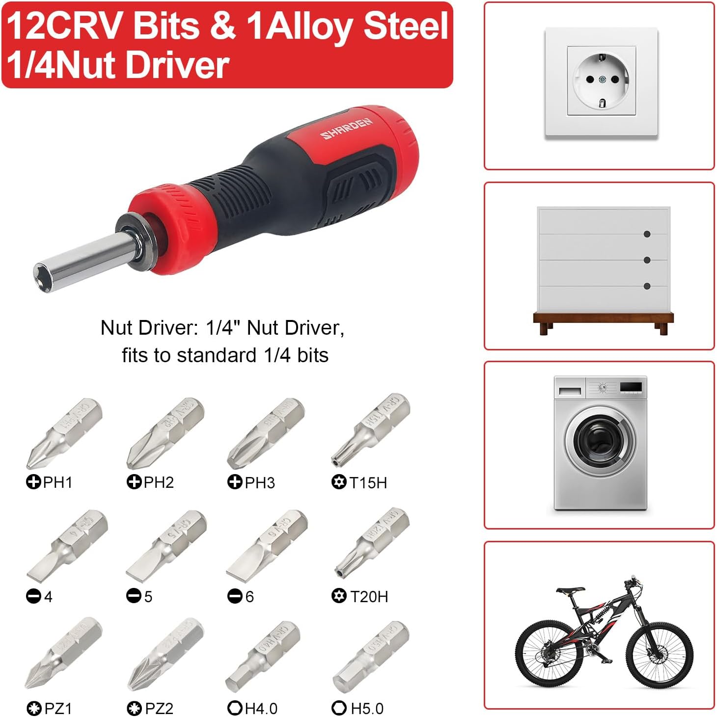 Thumbnail 2 de SHARDEN 13-in-1 Multi Screwdriver — Compact, Versatile All-in-One Tool