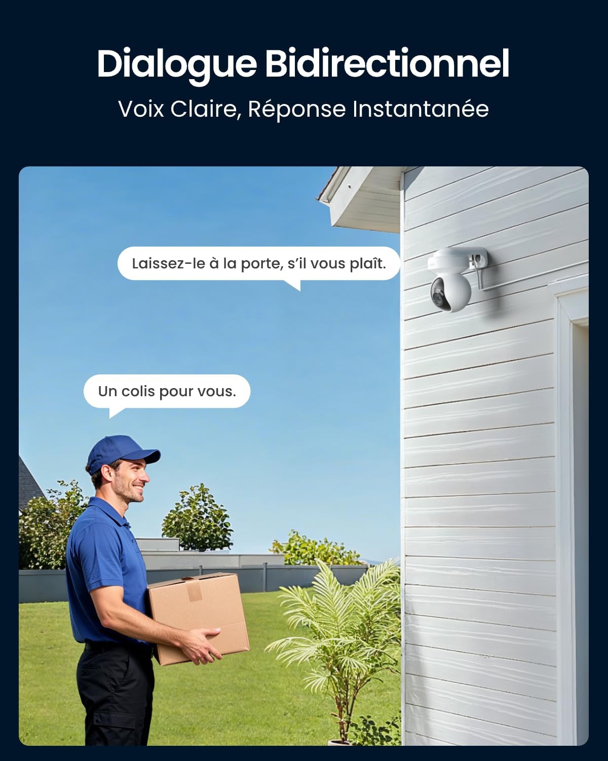 Thumbnail 6 de Reolink Caméra Extérieure PTZ 4K E1 Outdoor S — suivi automatique, rotation 355° et vision nocturne couleur