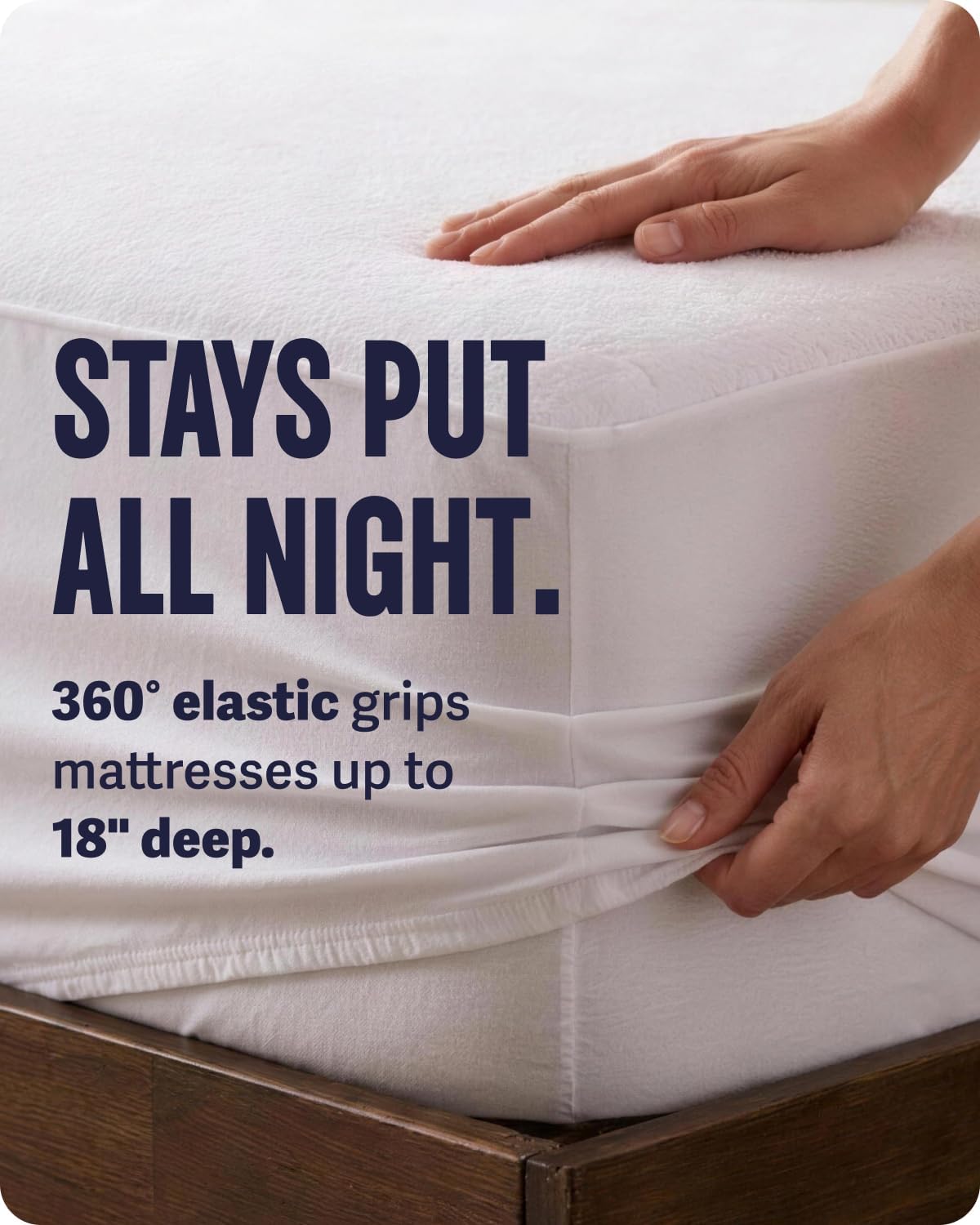 Thumbnail 4 de SafeRest King Size Mattress Protector 100% Waterproof