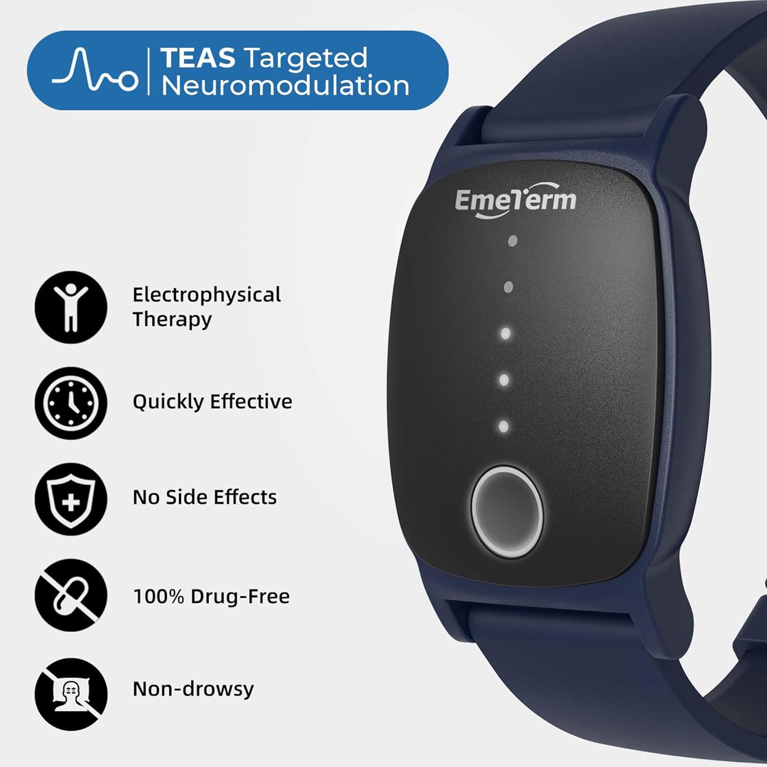 Thumbnail 3 de EmeTerm Explore FDA Cleared Anti-Nausea Wristband: Drug-Free Motion Sickness Relief