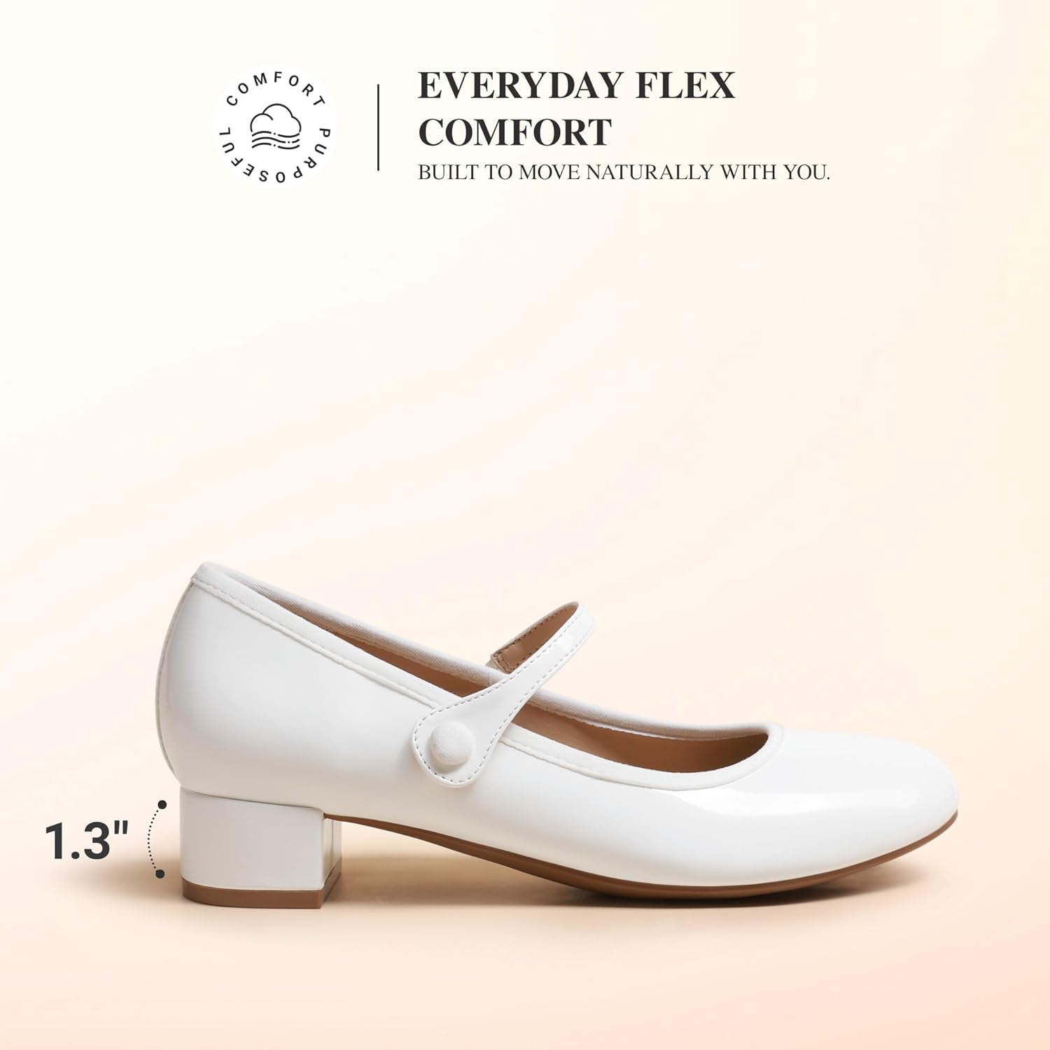 Thumbnail 4 de DREAM PAIRS Mary Jane Donna – Comode Eleganti Scarpe Slip-on con Tacco Basso, Punta Chiusa