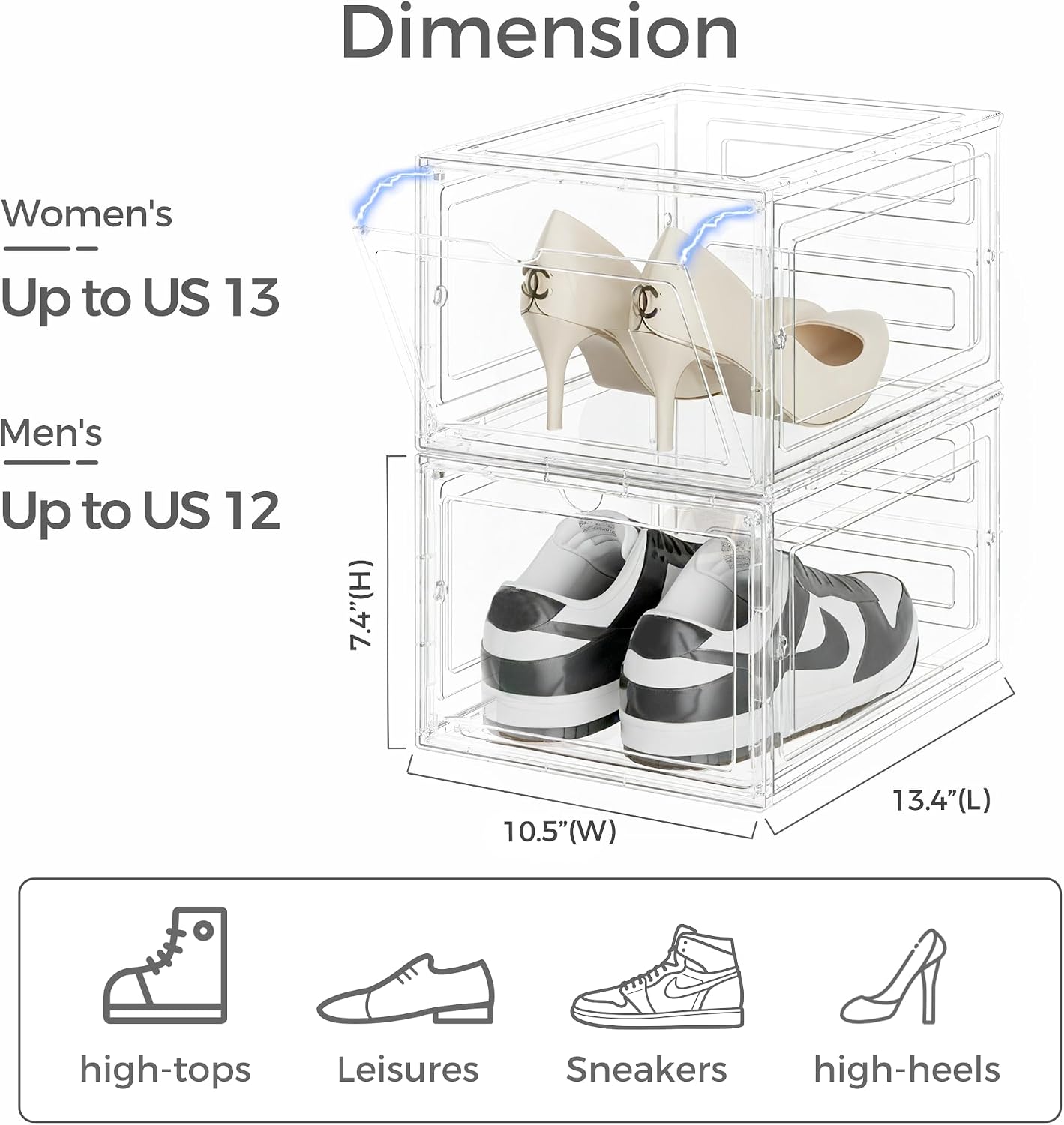 Detalle 2 de Pinkpum Shoe Storage Box XL