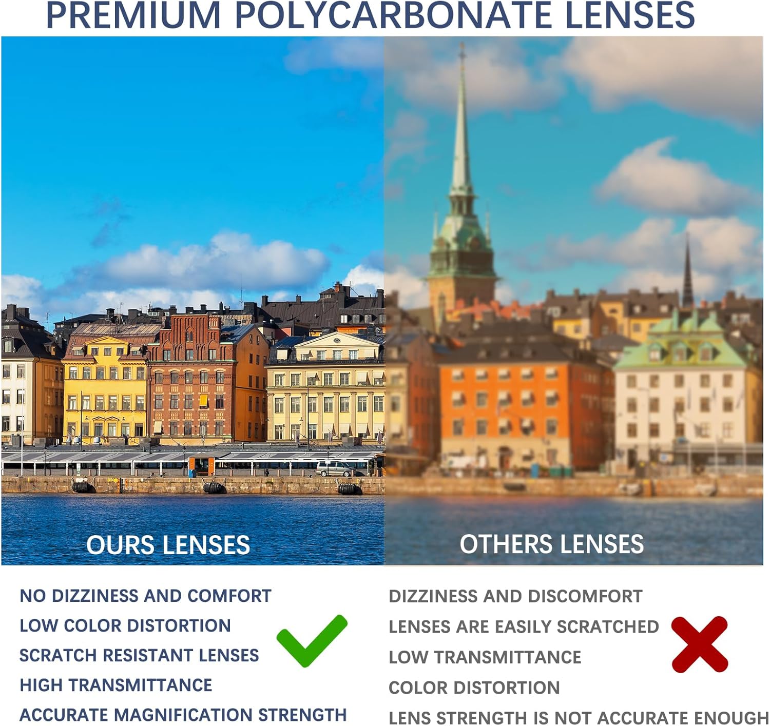 Thumbnail 4 de ZONLON 6 Pack Reading Glasses (Blue Light Blocking) with Spring Hinges