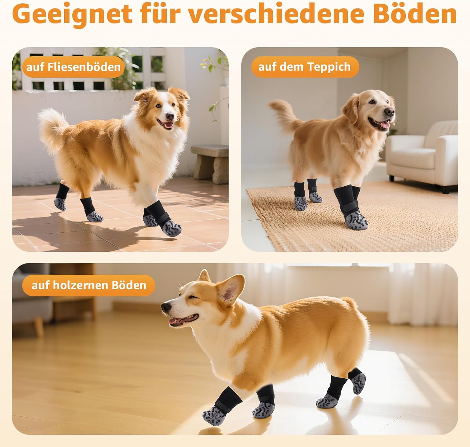 Detalle de PICK FOR LIFE Hundesocken Anti Rutsch XL