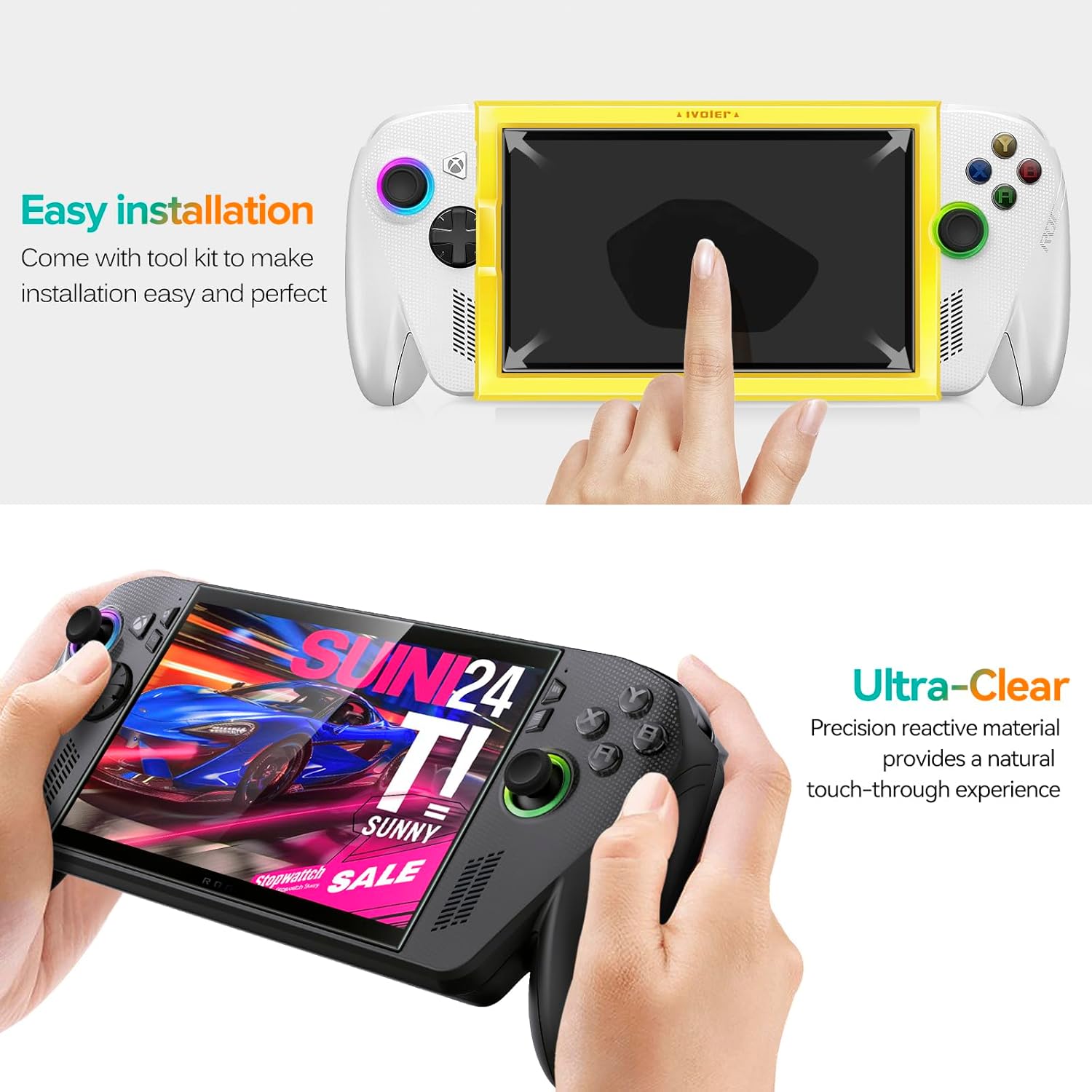 Thumbnail 5 de iVoler 3-Pack Tempered Glass Screen Protector for ROG Xbox Ally / Ally X (2025)