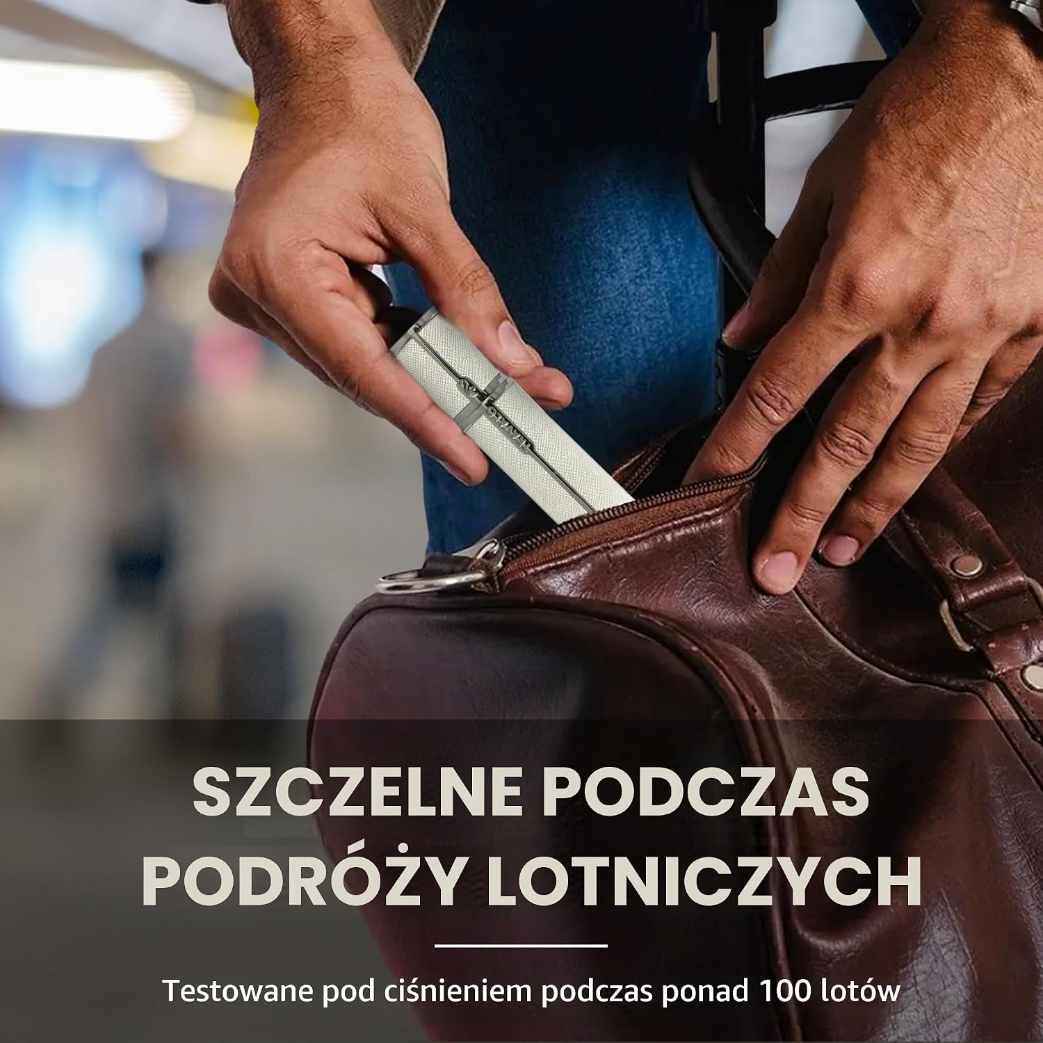 Detalle 2 de Travalo Milano HD White – biały atomizer do perfum 5 ml z systemem uzupełniania