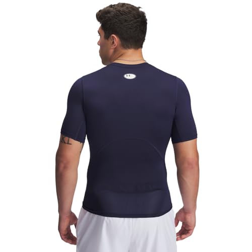 Thumbnail 1 de Under Armour UA HG Armour Comp SS Shirt para hombre: camiseta HeatGear superligera con ventilación estratégica