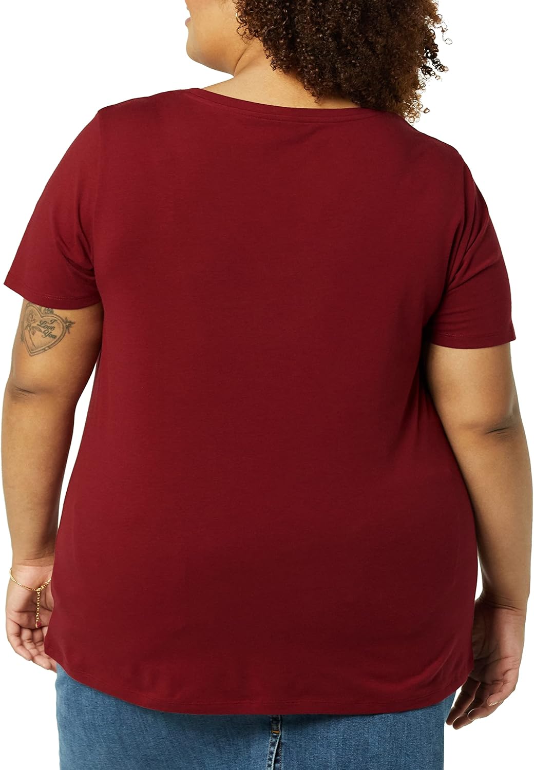 Thumbnail 2 de Amazon Essentials Women’s Plus Size Short-Sleeve V-Neck T-Shirt (Multipacks) – classic cotton-modal comfort