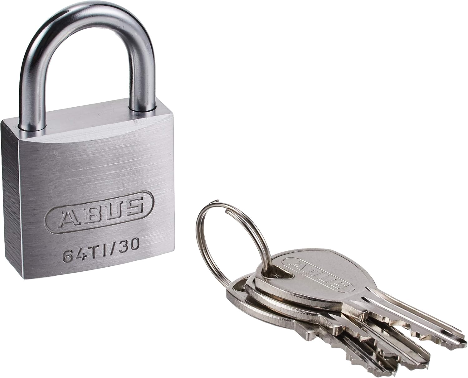 Detalle de 日本ロックサービス ABUS 64TI TITALIUM南京錠 シルバー