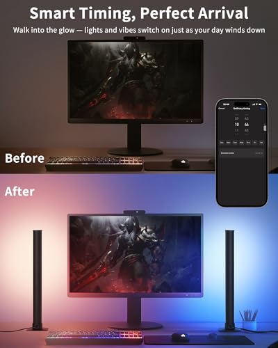 Detalle de LuminexDesigns Barra de Luz LED RGB 40 cm VYBE Desk