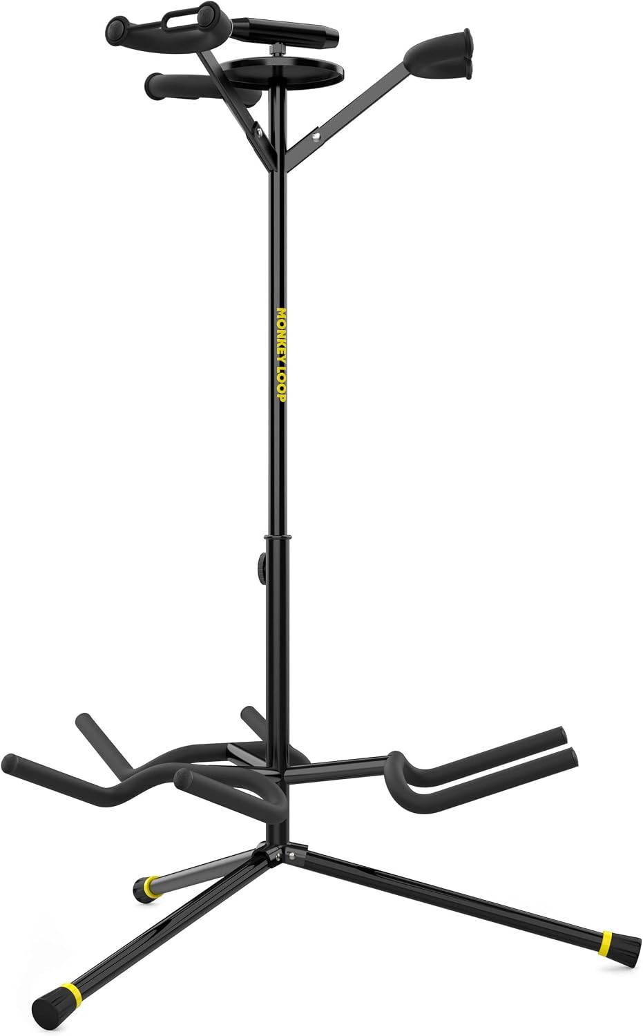 Detalle de MONKEY LOOP Triple Prime gitaarstandaard voor 3 gitaren of basgitaren