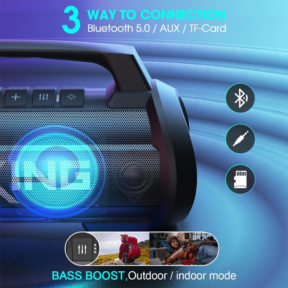 Thumbnail 6 de W-KING D10 Cassa Bluetooth 120W 🔊