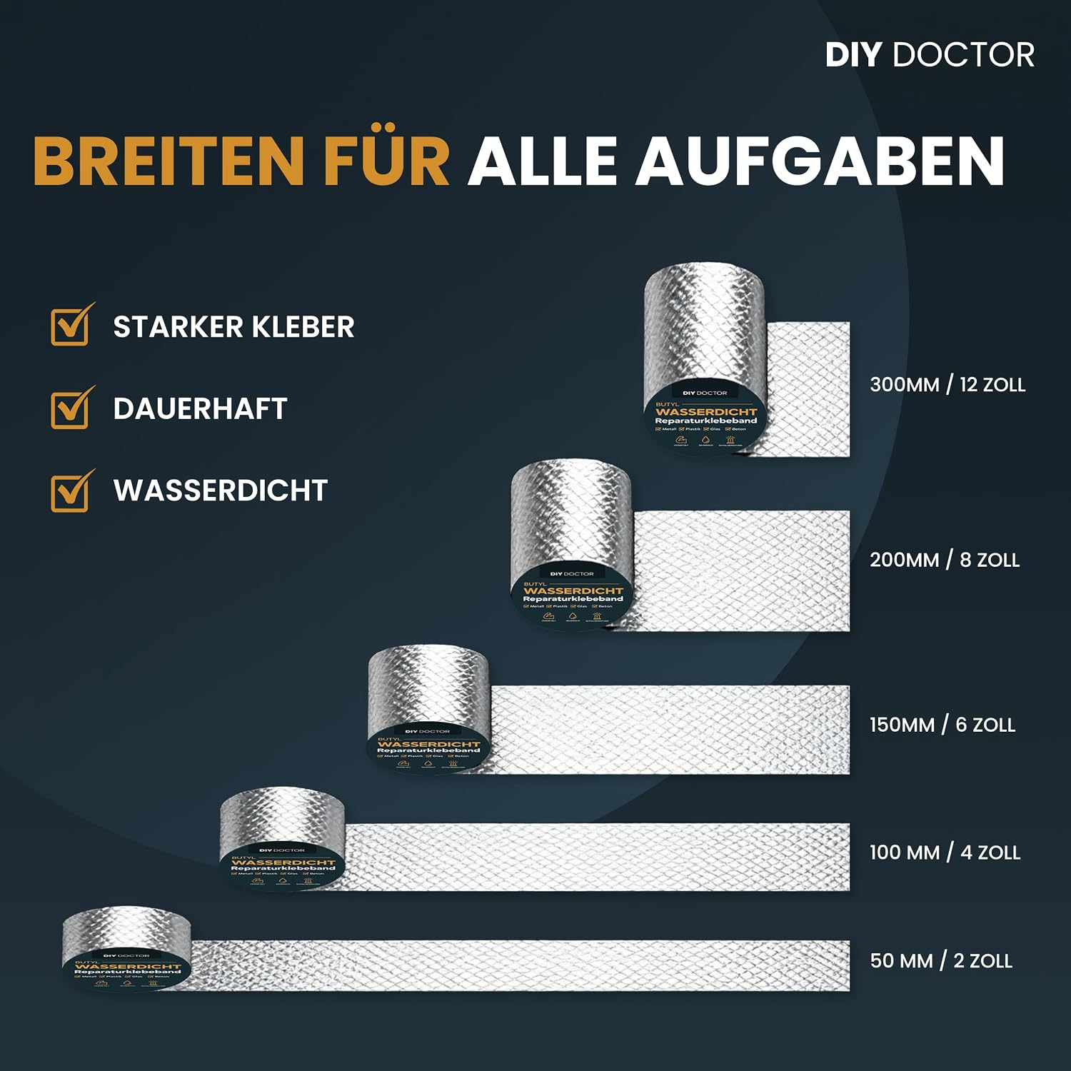 Thumbnail 2 de DIY Doctor Butylband 100mm x 5m