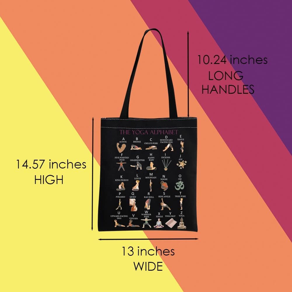 Detalle de Generic Yoga Tote Bag - Medium, Colorful Design