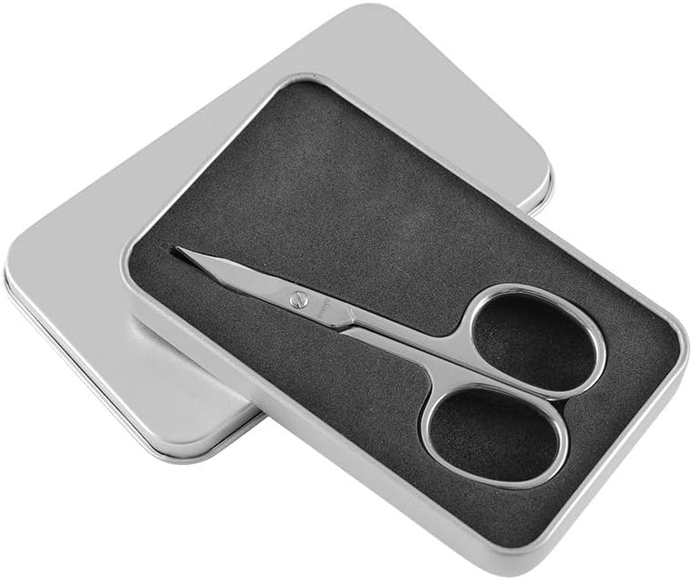 Detalle de LIVINGO 10284 Curved Stainless Steel Nail Scissors, 2.4 cm Blade