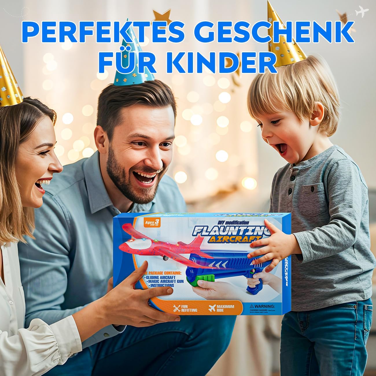 Thumbnail 6 de Winstico Flugzeug Spielzeug mit Katapult 15 m