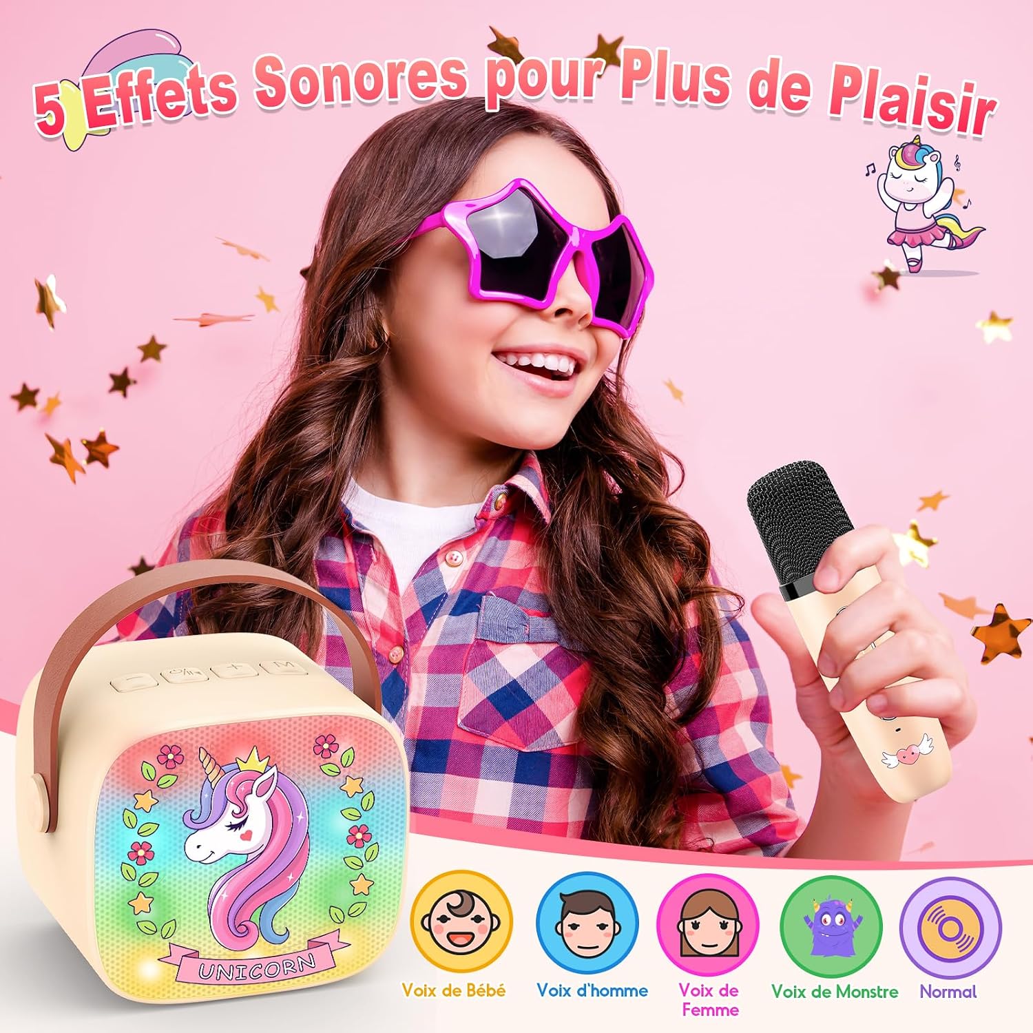 Detalle 2 de Dislocati Micro Enfant karaoké 540 g 🎤