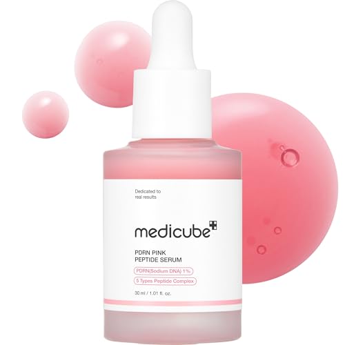 Detalle de medicube PDRN Pink Peptid Serum mit Lachs-DNA 30ml – Wirkt elastisch und beruhigt die Haut