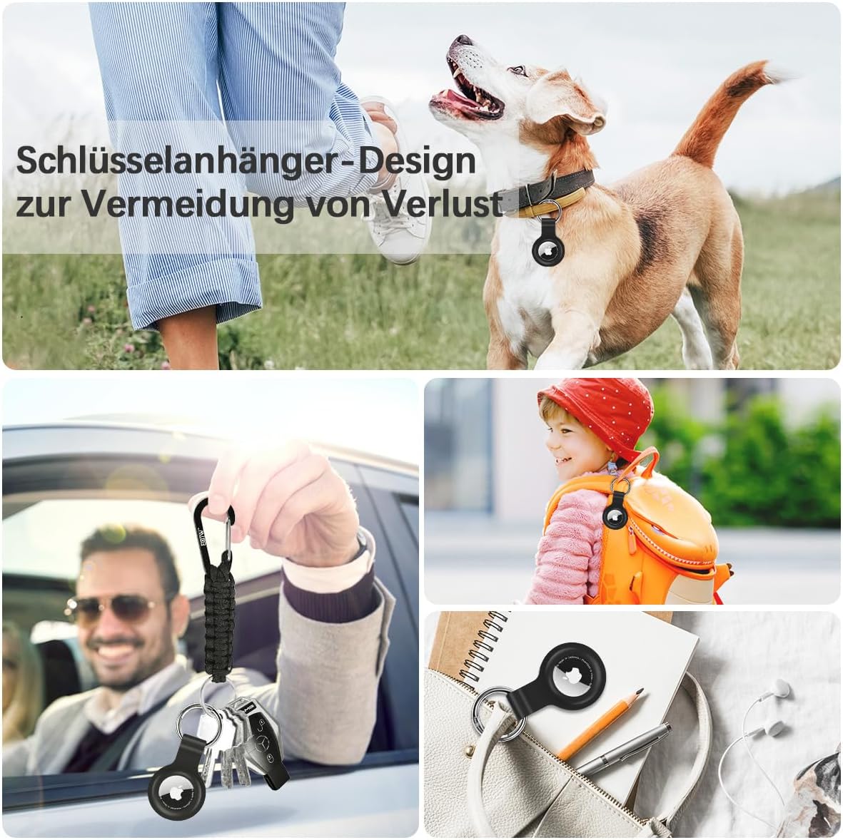 Detalle 2 de EOTW Paracord Schlüsselanhänger mit Karabiner 6,1 Zoll
