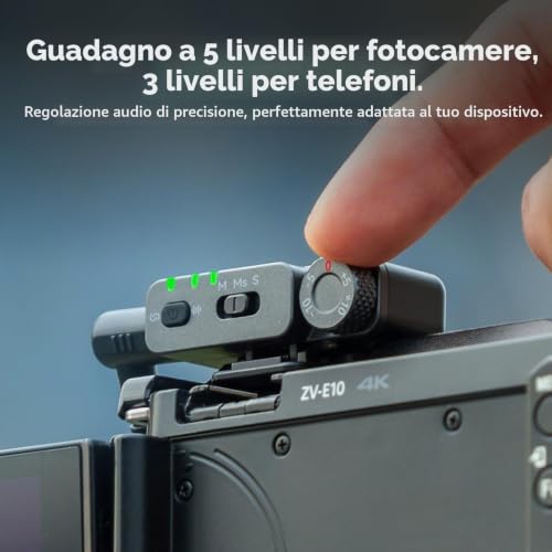 Thumbnail 6 de SMALLRIG S70 Microfono Wireless con USB‑C e 3,5 mm: invisibile, leggero e versatile