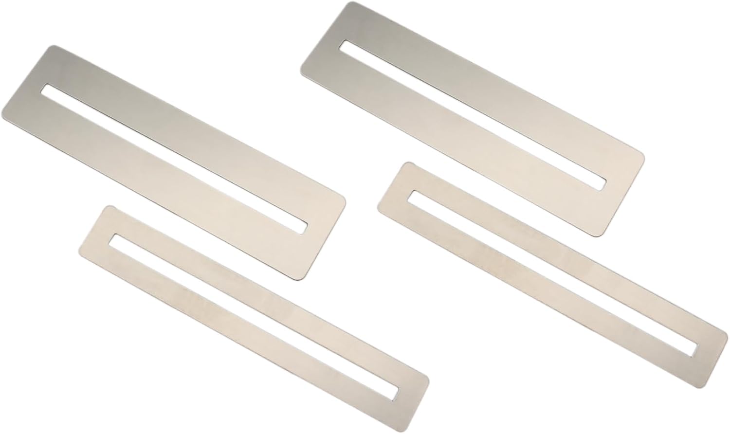 Detalle 2 de LBTODH L-GUITAR-FINGERBOARD-SI-4 Fretboard Guards, 4-Piece Stainless Steel Set