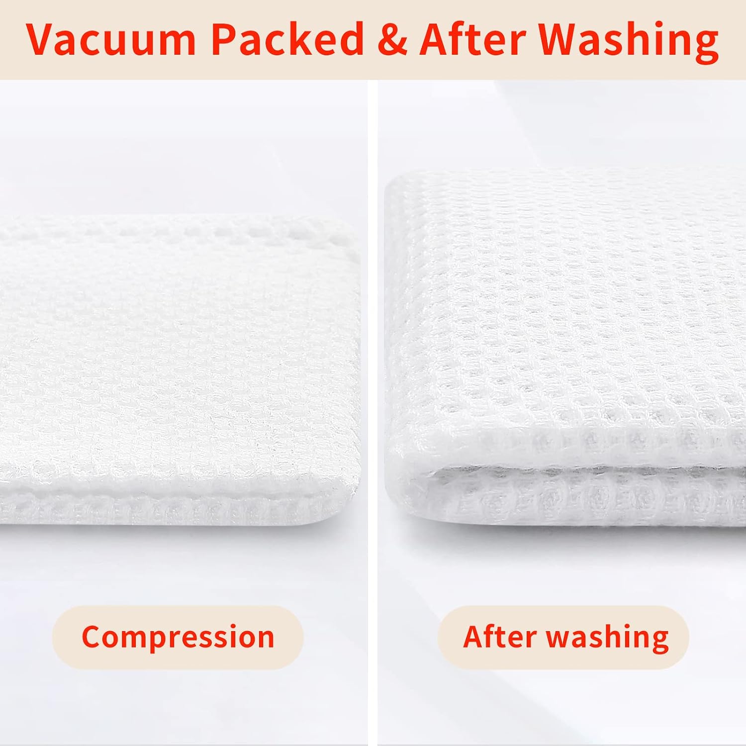 Thumbnail 6 de Homaxy 100% Cotton Kitchen Cloths 12x12 in, 6-Pack 🧽