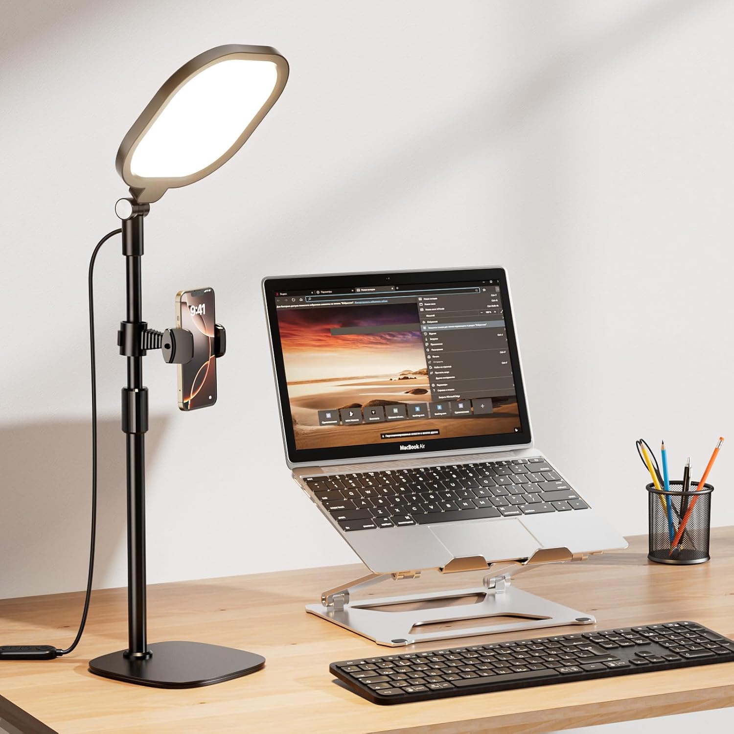 LitONES Dimmbar Ringlicht 1000 Lumen