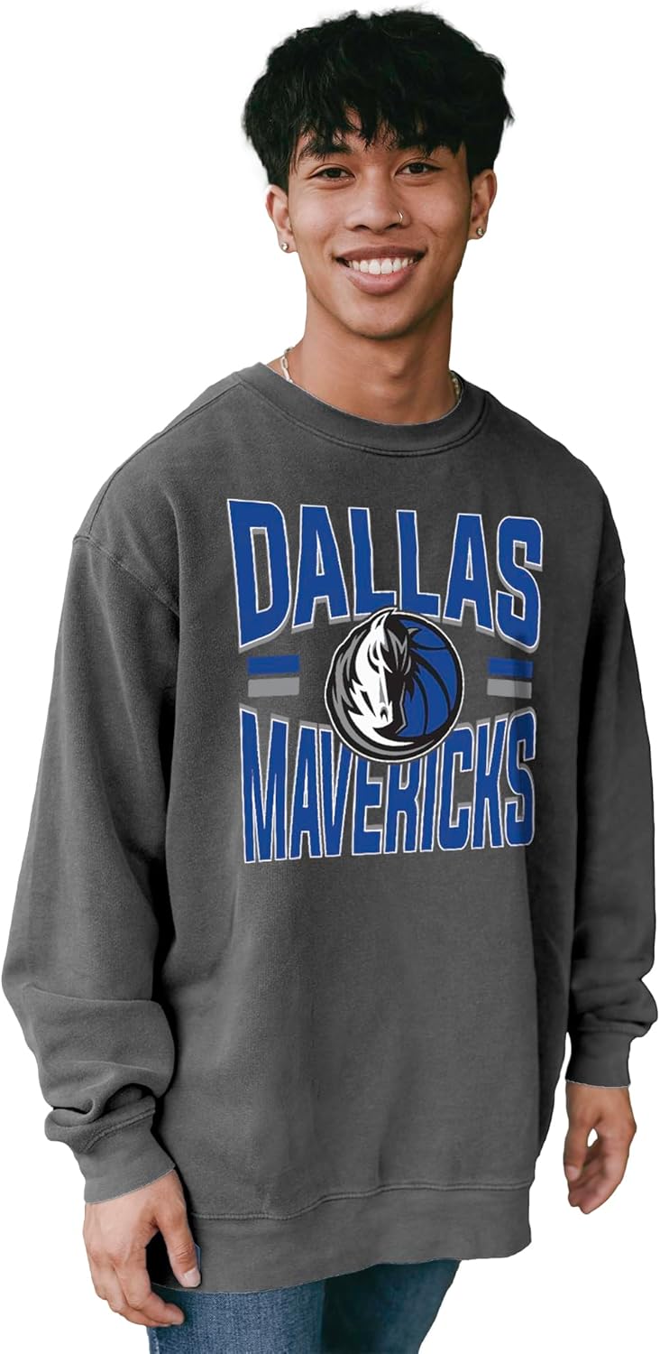 Thumbnail 4 de Blue 84 NBA Officially Licensed Crewneck Sweatshirt (Ringspun) — Bold Black