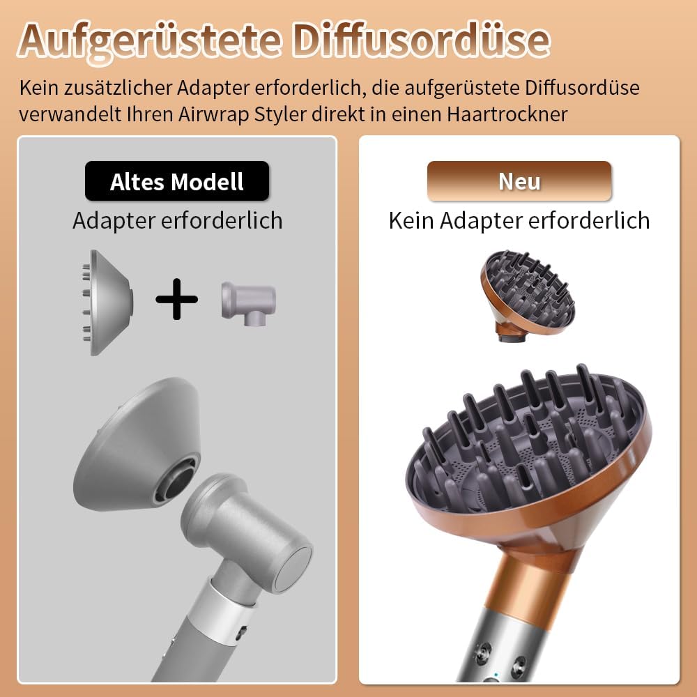 Thumbnail 1 de Laymi Diffusor für Dyson Airwrap mit Zacken