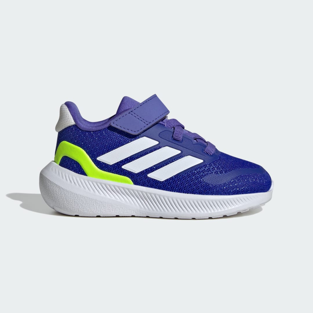 Detalle de Zapatilla Runfalcon 5 Kids de Adidas: azul para el día a día de los más pequeños