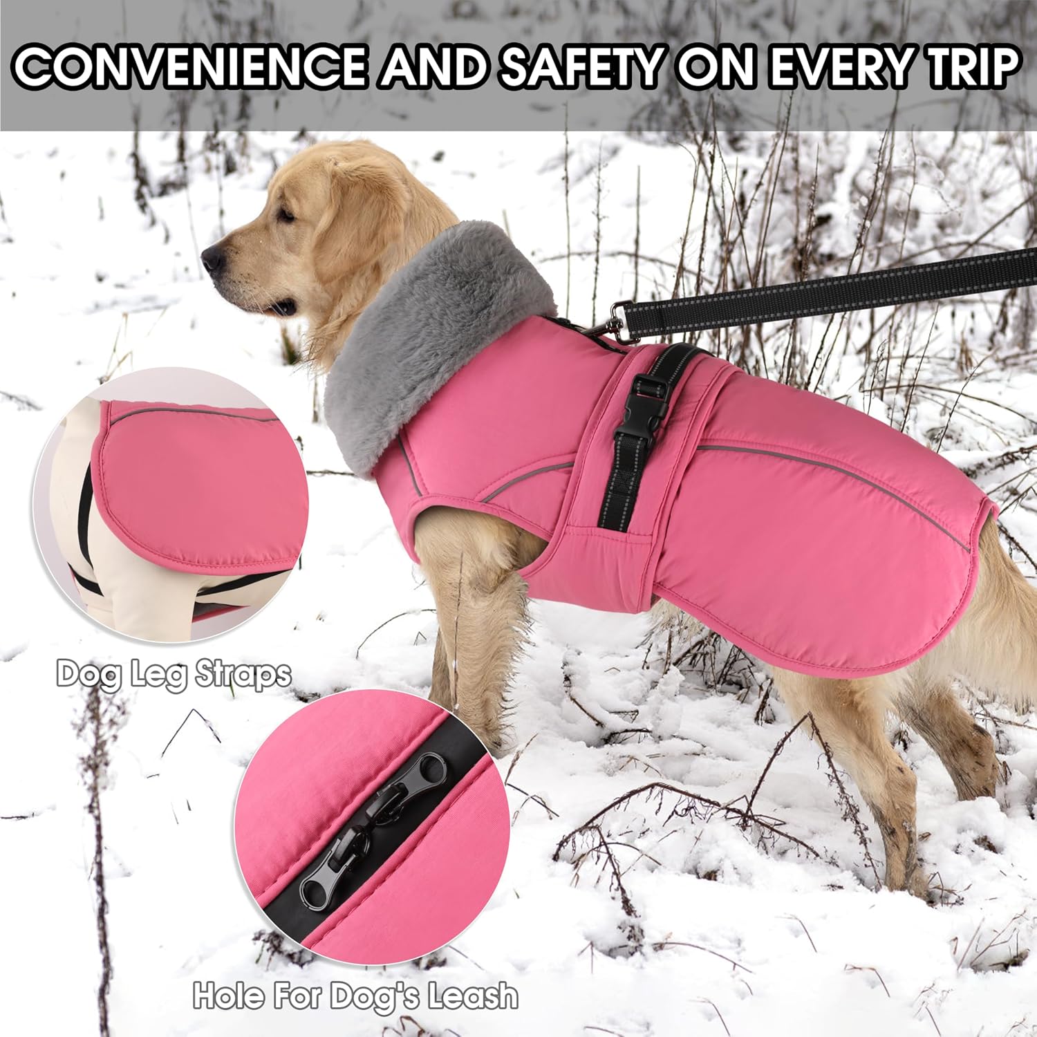 Detalle 1 de PETDSH Dog Coat, Polyester