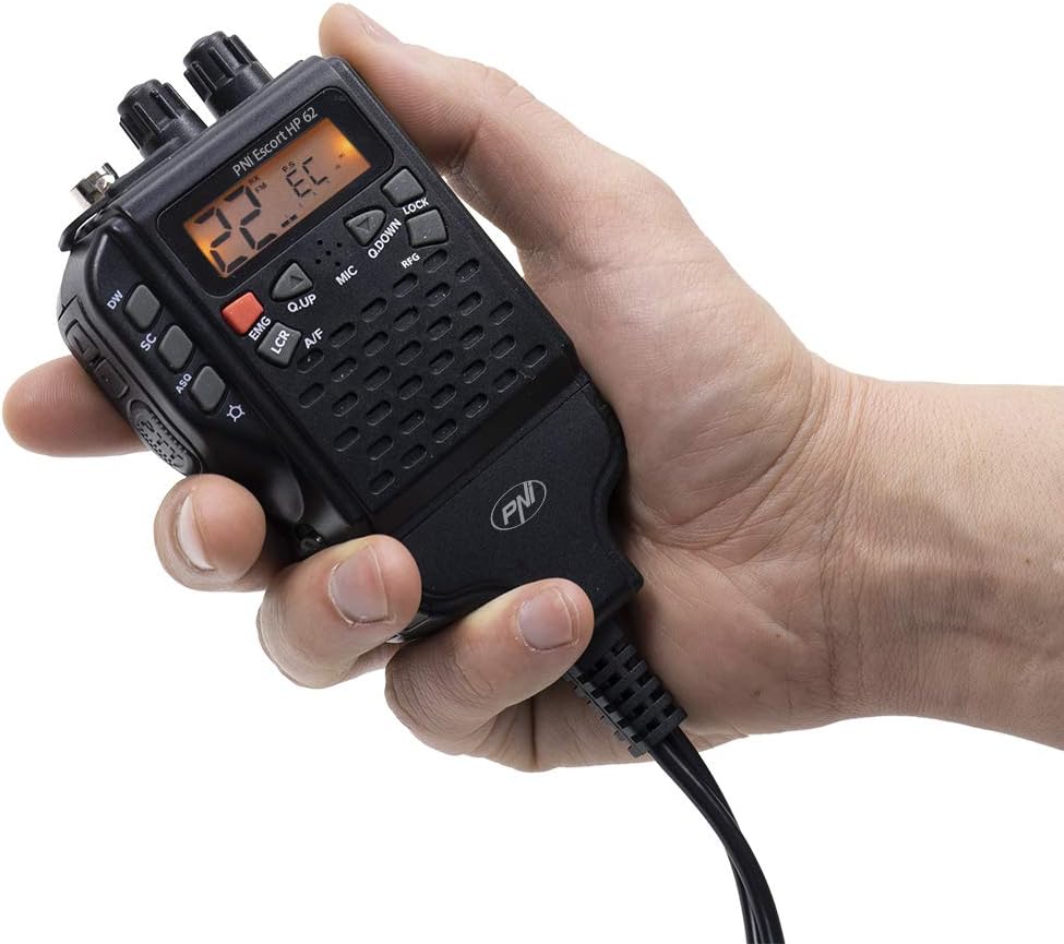 Detalle 2 de PNI PNI-HP62 przenośne radio CB AM/FM, 40 kanałów, moc 4 W