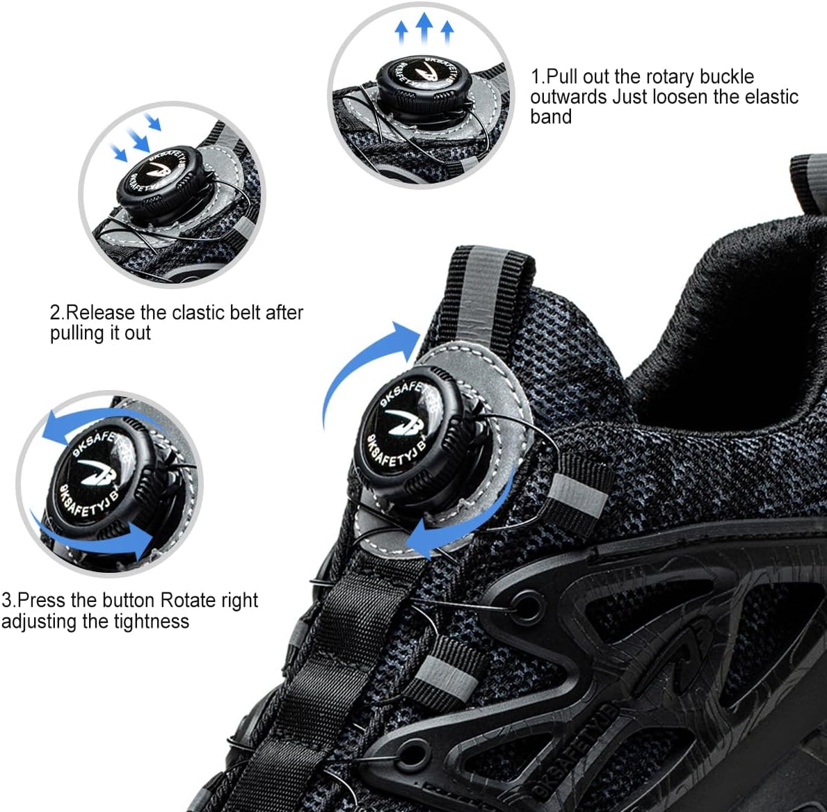 Thumbnail 3 de GUDECIUS Sicherheitsschuhe Arbeitsschuhe Unisex – Stahlkappenschuhe, 38–46 EU