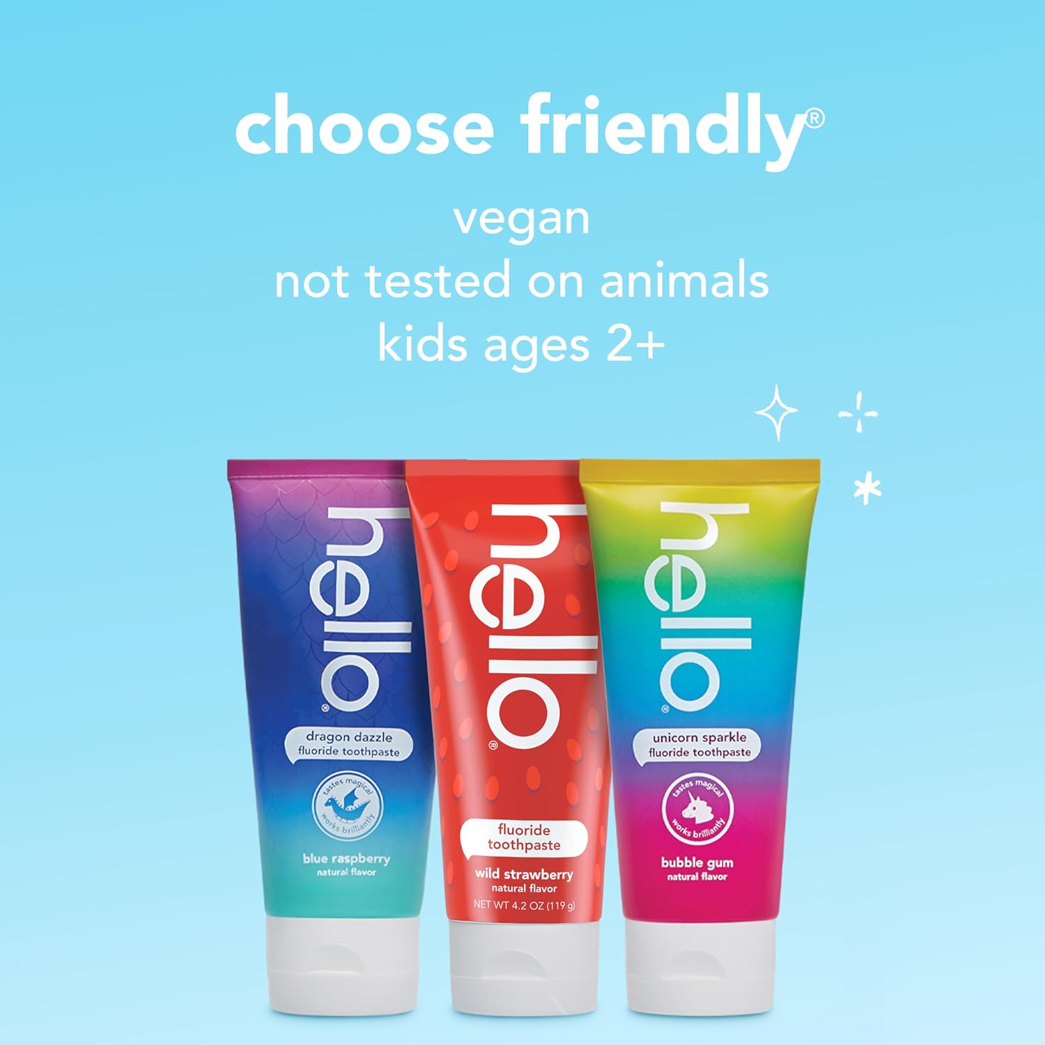 Thumbnail 4 de Hello Kids Fluoride Toothpaste 3-Pack, 4.2 oz 🪥