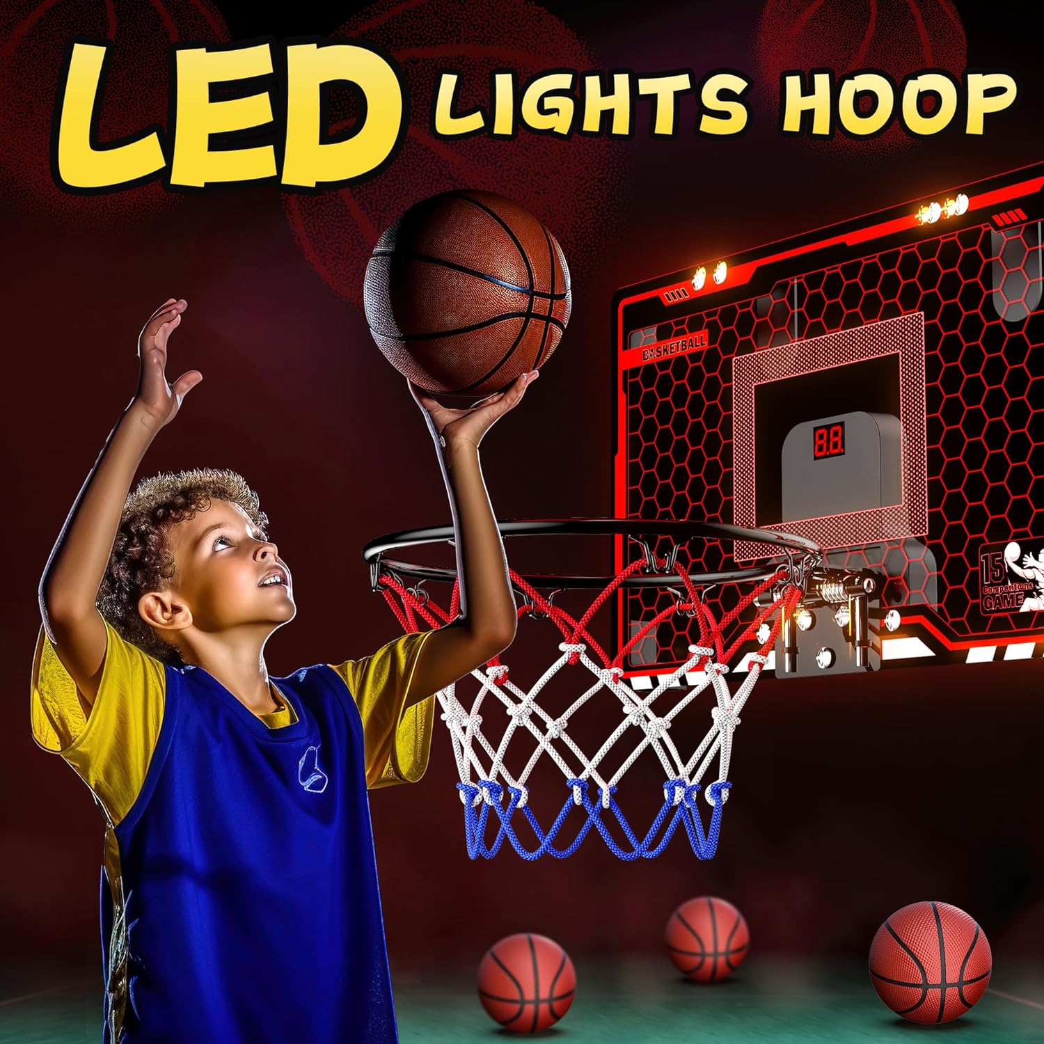Thumbnail 3 de HopeRock Indoor Basketball Hoop for 5+