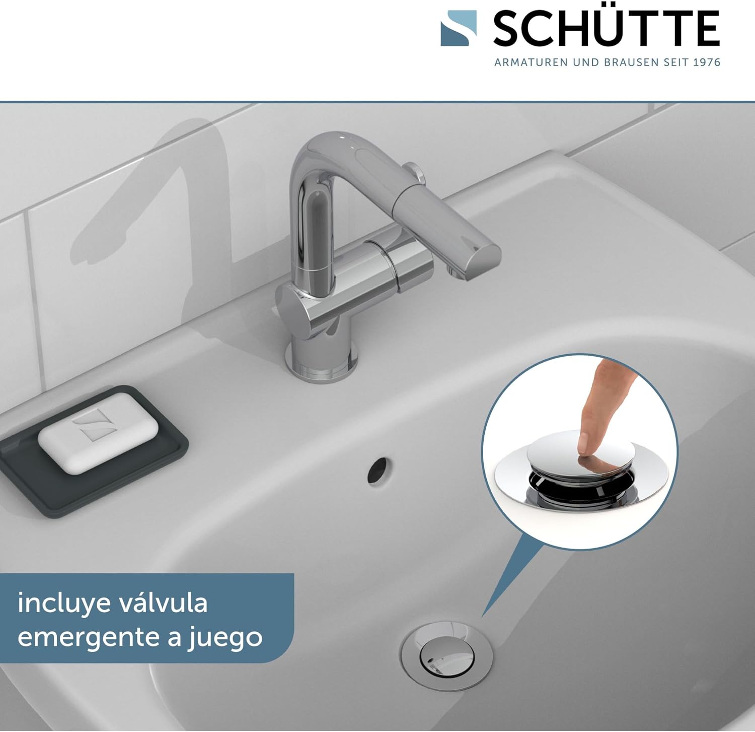 Thumbnail 6 de Schütte 79710 Grifo de Lavabo London 💧 Cromado