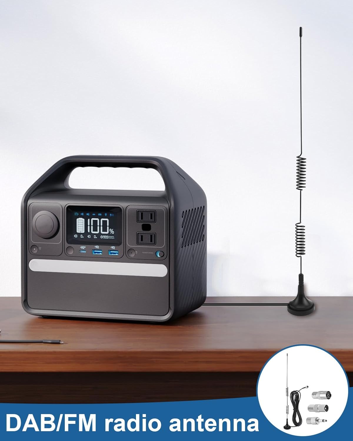 Thumbnail 4 de DAB Radio Aerial for HIFI System: Indoor FM/DAB Aerial with 3m Cable and Magnetic Base