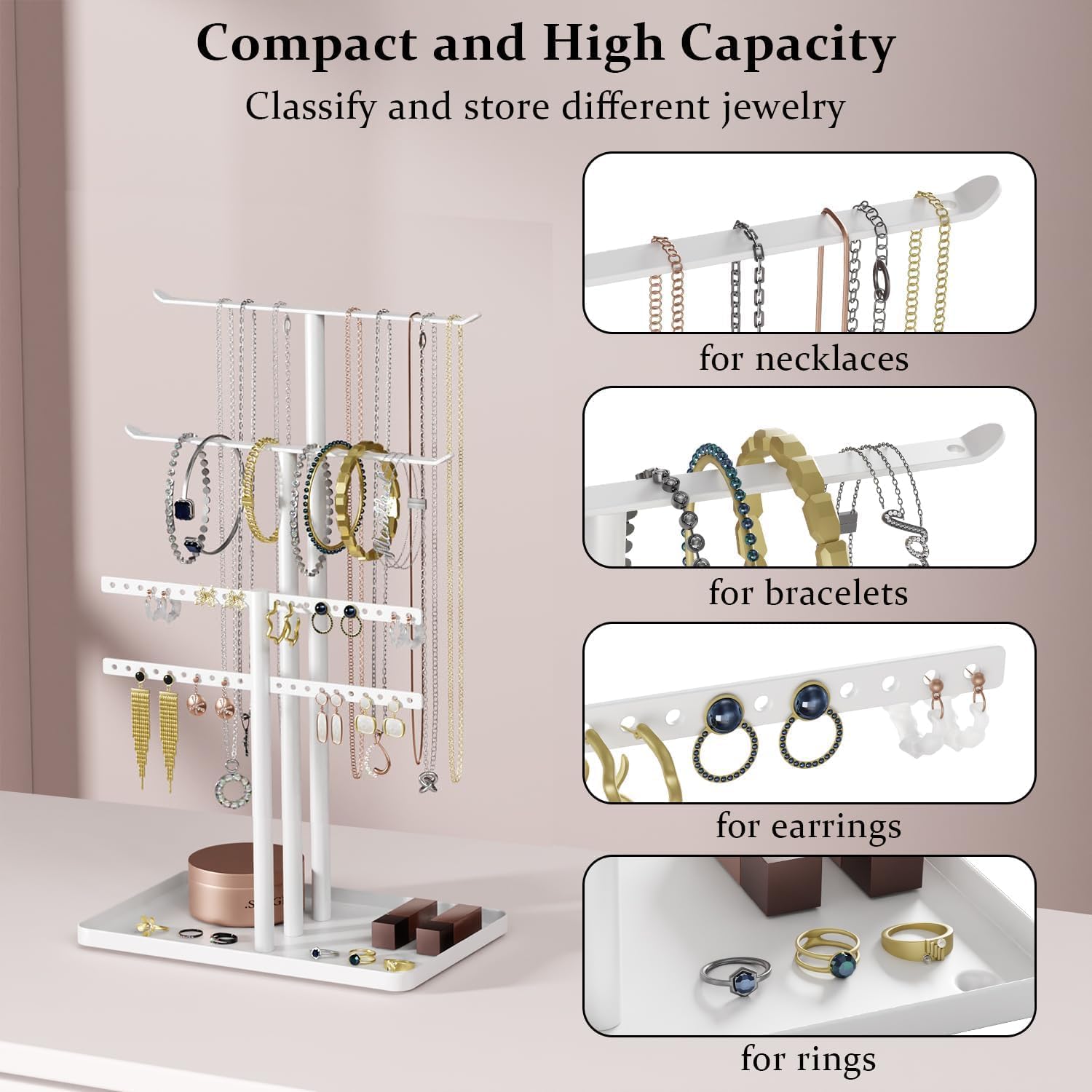 Detalle 2 de Schmuck Organizers Schmuckständer 32 cm