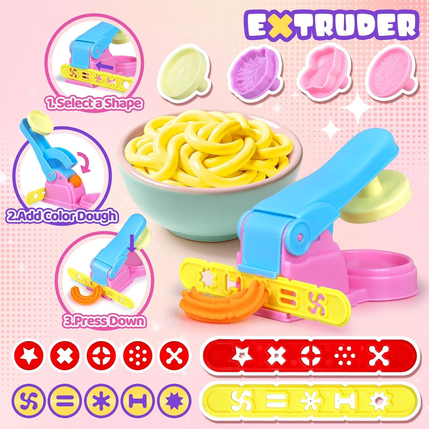 Detalle de VConejo 26-Piece Dough Tools Set for Kids